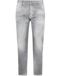 DSquared² - Light Stretch Cotton Jeans - Lyst