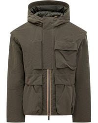 K-Way - Solid Hood Jacket - Lyst