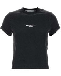 Alexander Wang - Logo Crew Neck T-Shirt - Lyst