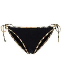 Burberry - Stretch Nylon Bikini Bottom - Lyst