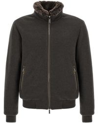 Moorer - Solid Band Collar Jacket - Lyst