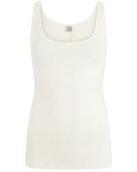 TOTEME - Scoop Neck Top - Lyst