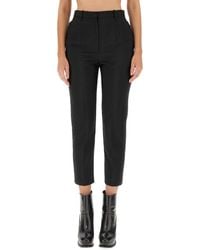 McQueen - Slim Flat Front Pants - Lyst