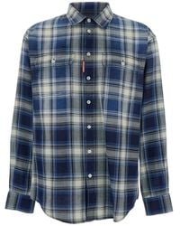 DSquared² - Regular Check Shirt - Lyst