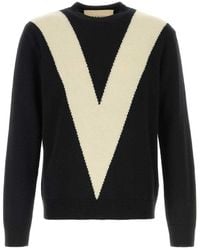 Valentino - Crew Neck Sweater - Lyst