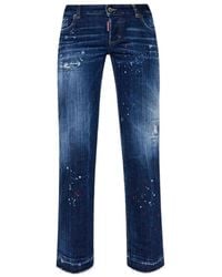 DSquared² - Straight Flat Front Pant - Lyst