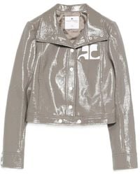 Courreges - Re-Edition Vinyl Jacket - Lyst