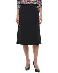 Stella McCartney - Solid Midi Skirt - Lyst