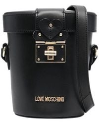 Love Moschino - Logo Mini Bucket Bag - Lyst
