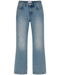 Ganni - Flared High Rise Jeans - Lyst