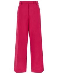 Dries Van Noten - Straight Flat Front Pants - Lyst