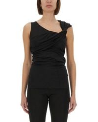 Rick Owens - Solid One Shoulder Top - Lyst