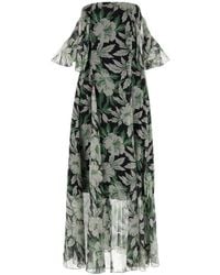 Loewe - Printed Silk Dress - Lyst