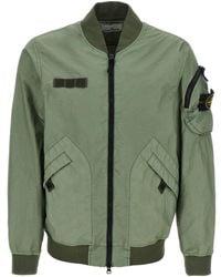Stone Island - Bomber Jacket Membrana 3L Tc - Lyst