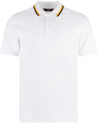 K-Way - Solid Shirt Collar Polo - Lyst