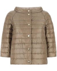 Herno - Cappuccino Nylon Reversible Down Jacket - Lyst
