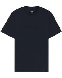 BOSS - Solid Crew Neck T-Shirt - Lyst