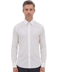 BOSS - Regular Solid Shirt - Lyst