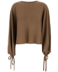 Max Mara - Solid Crew Neck Sweater - Lyst