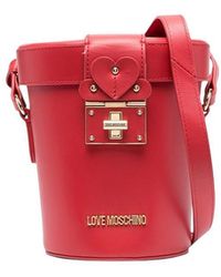 Love Moschino - Logo Mini Bucket Bag - Lyst