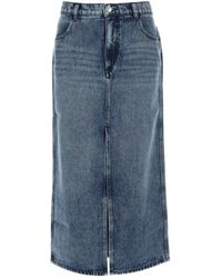 Isabel Marant - Solid Midi Skirt - Lyst