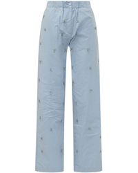 A PAPER KID - Straight Drawstring Pants - Lyst