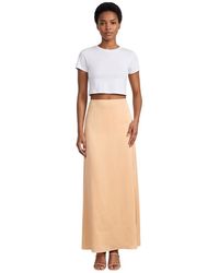 Kristina Ti - Solid Maxi Skirt - Lyst