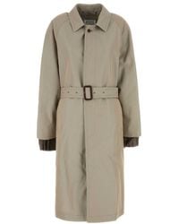 Maison Margiela - Long Single-Breasted Trench Coat - Lyst