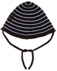 Miu Miu - Striped Bucket Hat - Lyst