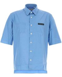 NAMACHEKO - Cerulean Poplin Guardia Shirt - Lyst