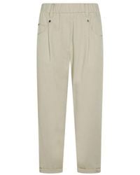 Brunello Cucinelli - Relaxed Elasticated Pants - Lyst