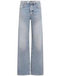 Saint Laurent - Baggy Denim Jeans - Lyst