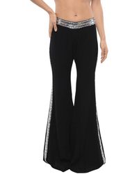 Balmain - Flared Flat Front Pants - Lyst