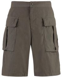 Aspesi - Cotton Cargo Bermuda Shorts - Lyst