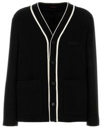 Gucci - Wool Blend Cardigan - Lyst
