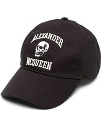 McQueen - Logo Cotton Baseball Cap - Lyst