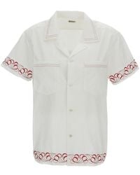 Bode - Cherry Lane Embroidered Shirt - Lyst