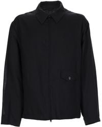 Our Legacy - Solid Shirt Collar Jacket - Lyst