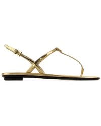 Prada - Solid Infradito Sandals - Lyst