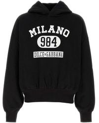 Dolce & Gabbana - Printed Long-Sleeved Hoodie - Lyst