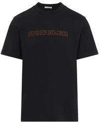 Moncler - Regular Logo T-Shirt - Lyst