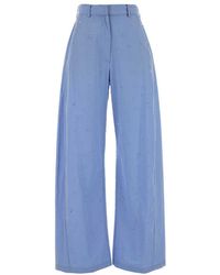 GIUSEPPE DI MORABITO - Light Relaxed Flat Front Pants - Lyst