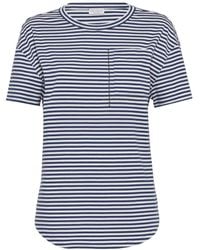 Brunello Cucinelli - Striped T-Shirt - Lyst
