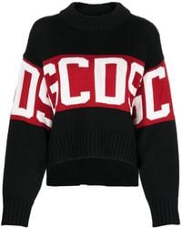 Gcds - Logo Band Boxy Sweater - Lyst