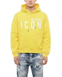 DSquared² - Graphic Logo Hoodie - Lyst