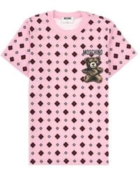 Moschino - Graphic Crew Neck T-Shirt - Lyst
