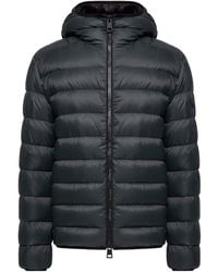 Moncler - Dark Quilted Hood Jacket - Lyst