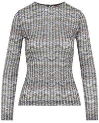 Missoni - Knitted Crew Neck Sweater - Lyst