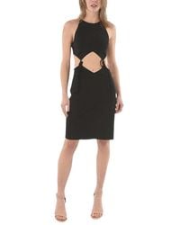 Bottega Veneta - Halter Neck Knee Length Dress - Lyst