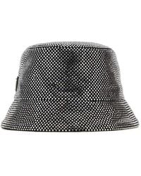 Prada - Embellished Fabric Bucket Hat - Lyst